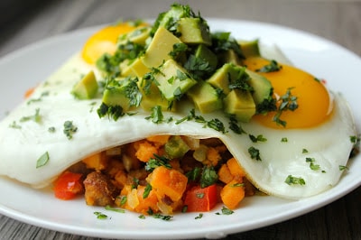 sweet-potato-hash-with-chicken-sausage-and-fried-eggs