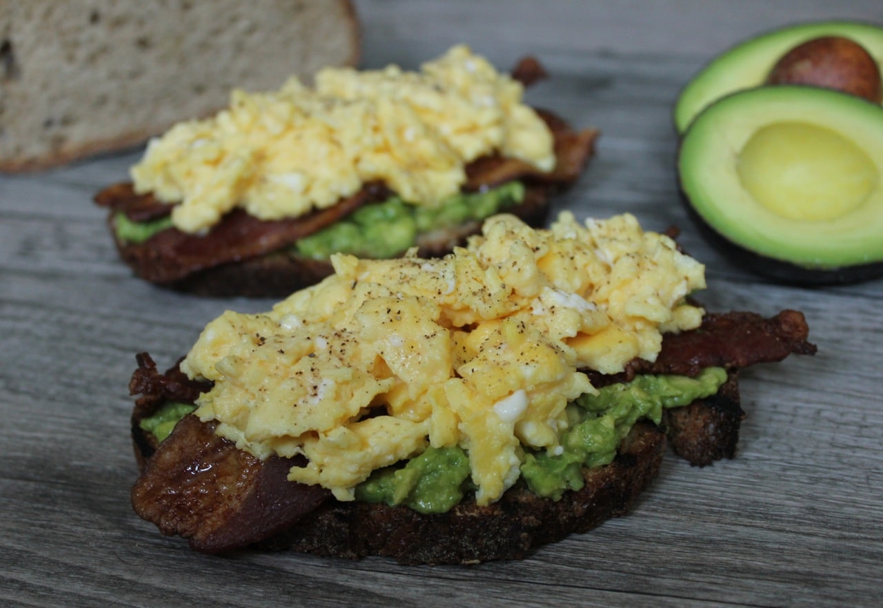 avocado-toast-with-spicy-maple-bacon-and-scrambled-eggs-9
