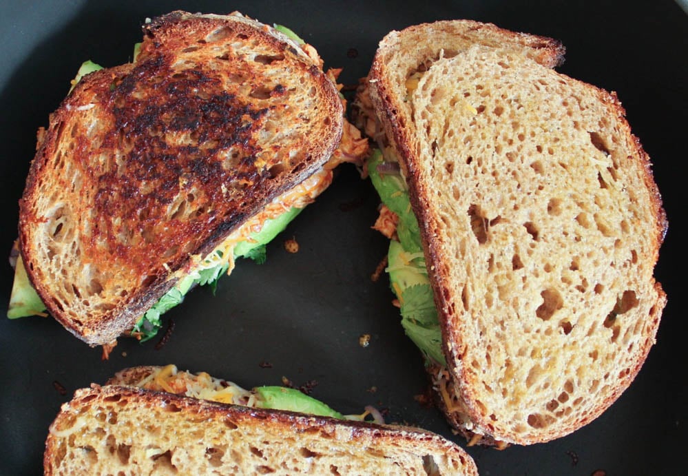 Barbecue-Chicken-Grilled-Cheese-with-Avocado-Cilantro-and-Red-Onion-step-10