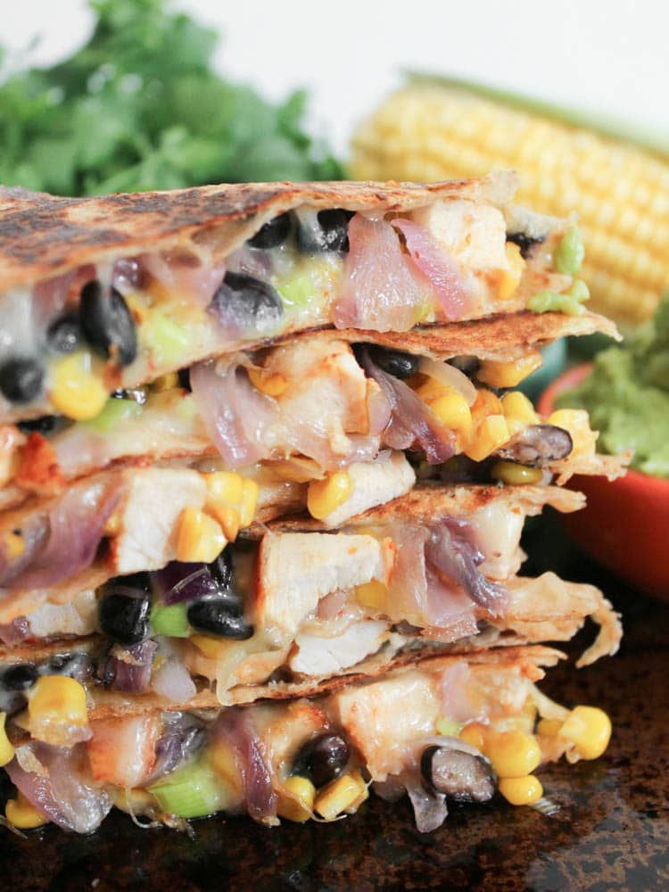 Spicy-Chicken-Quesadillas-with-Corn-Black-Beans-and-Caramelized-Onions-10