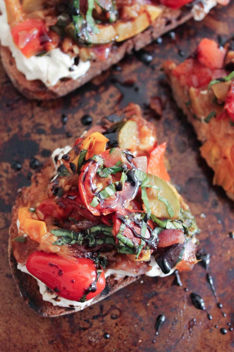 Ratatouille-Tartines-with-burrata-and-honey-balsamic-drizzle-6