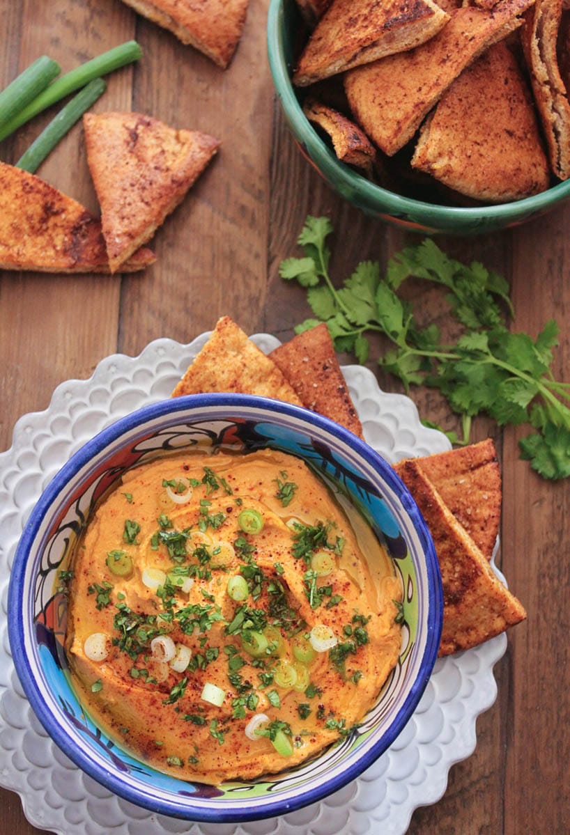 Chipotle-Hummus-with-Homemade-Chili-Lime-Pita-Chips-4