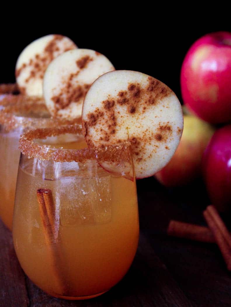 Spiced Apple Cider Margaritas