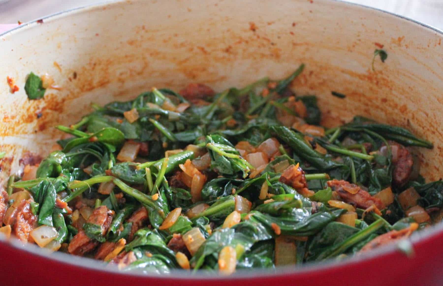 tomato-white-bean-stew-with-spinach-and-chicken-sausage-step-5