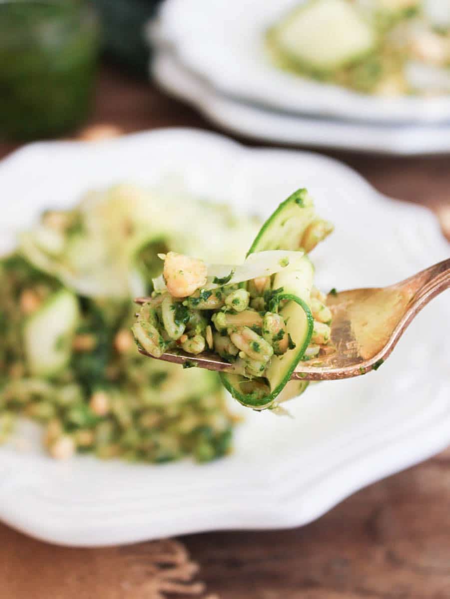 Farro-with-Kale-Pesto-Shaved-Zucchini-Parmesan-Marcona-Almonds-6