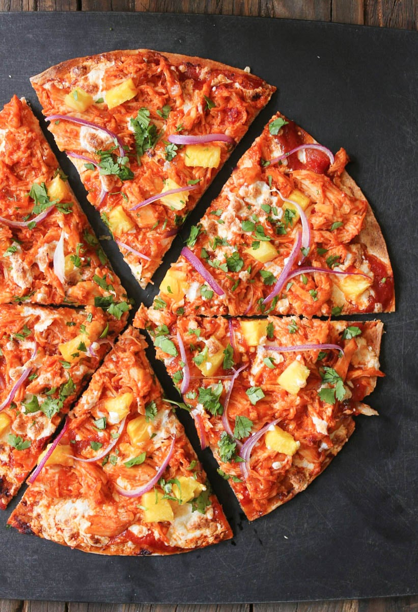 chipotle-chicken-tortilla-pizzas-with-pineapple-and-cilantro-5