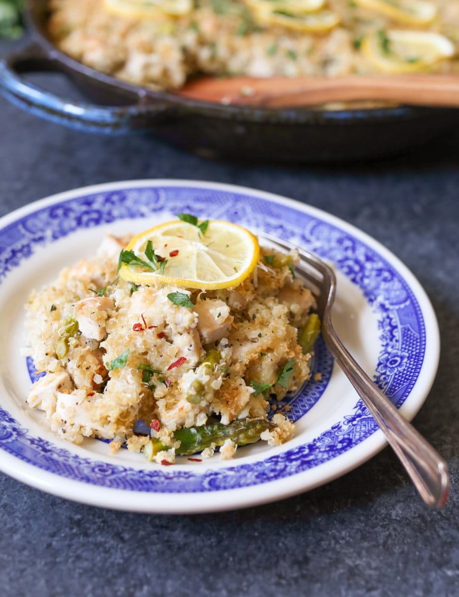 Lemon-Chicken-Quinoa-Bake-with-Asparagus-and-Fontina-4