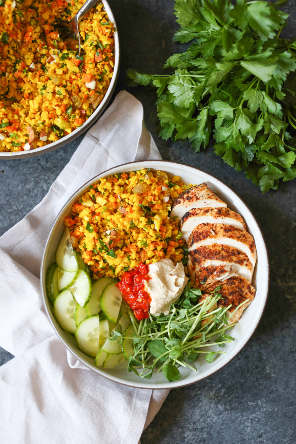 cauliflower-carrot golden rice