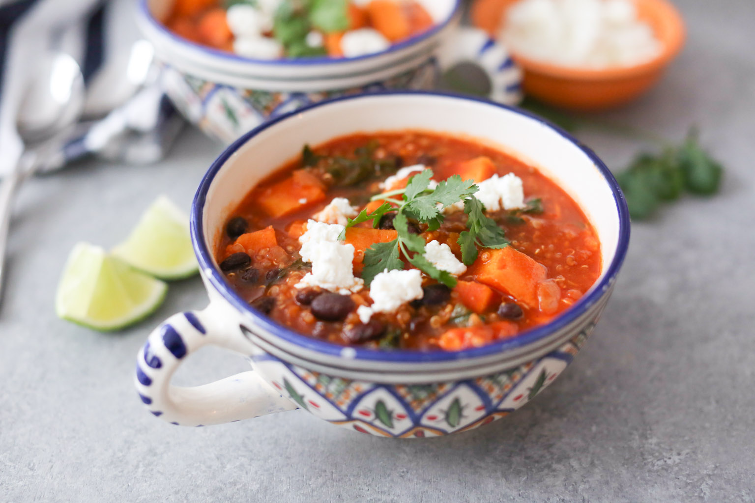 Mexican Sweet Potato and Black Bean Stew