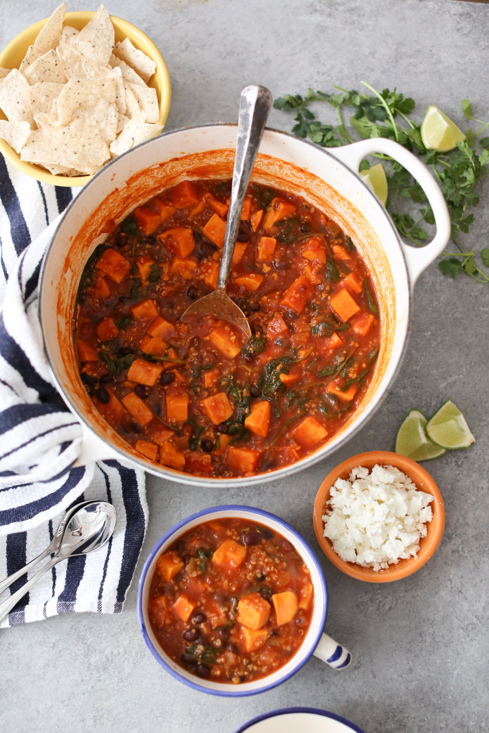 Mexican Sweet Potato and Black Bean Stew