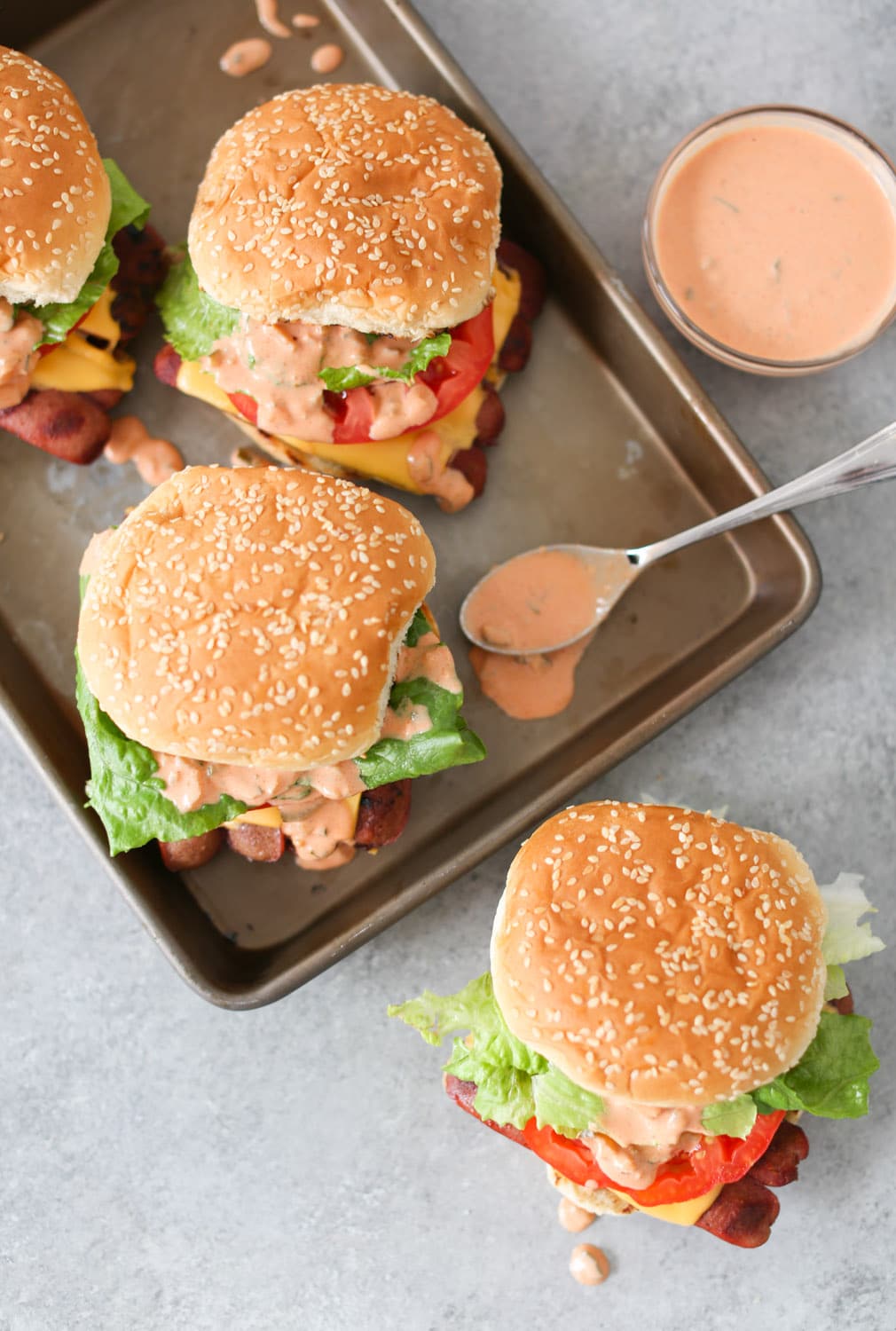 cheeseburger dogs with special sauce