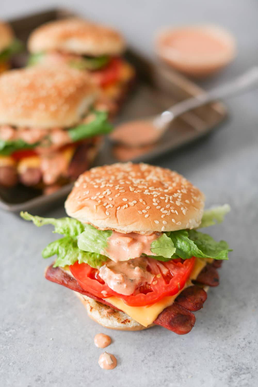 cheeseburger dogs with special sauce